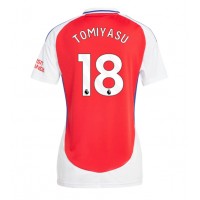 Arsenal Takehiro Tomiyasu #18 Domáci Ženy futbalový dres 2024-25 Krátky Rukáv